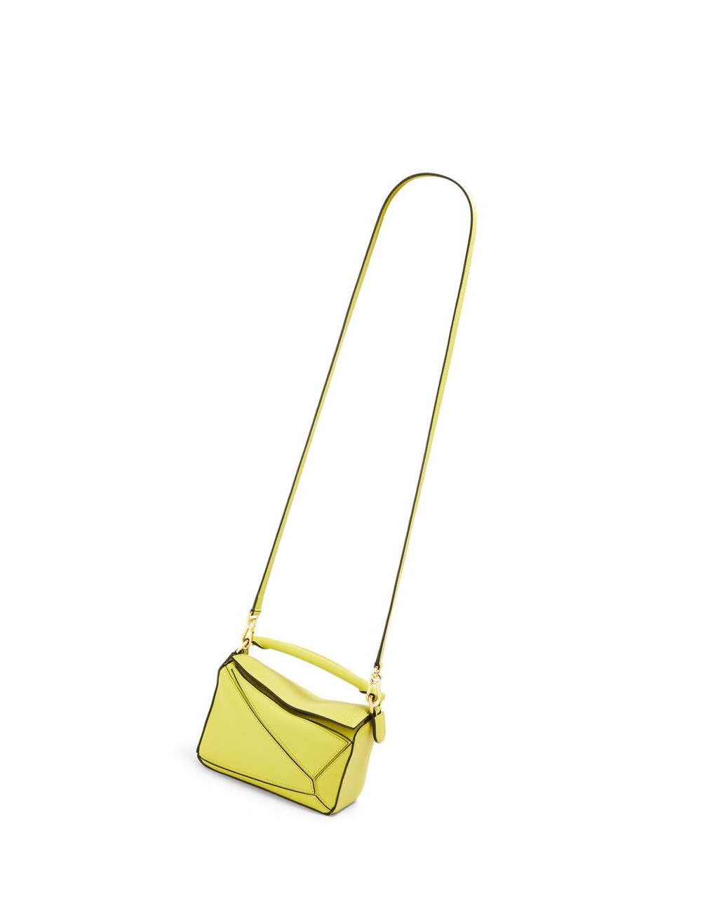 Loewe Mini Puzzle bag in classic calfskin Amarillos | IYKNW-8547