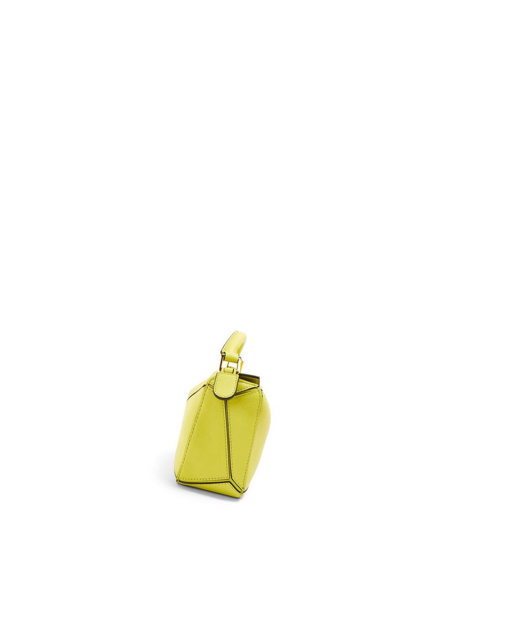 Loewe Mini Puzzle bag in classic calfskin Amarillos | RSYNE-2058