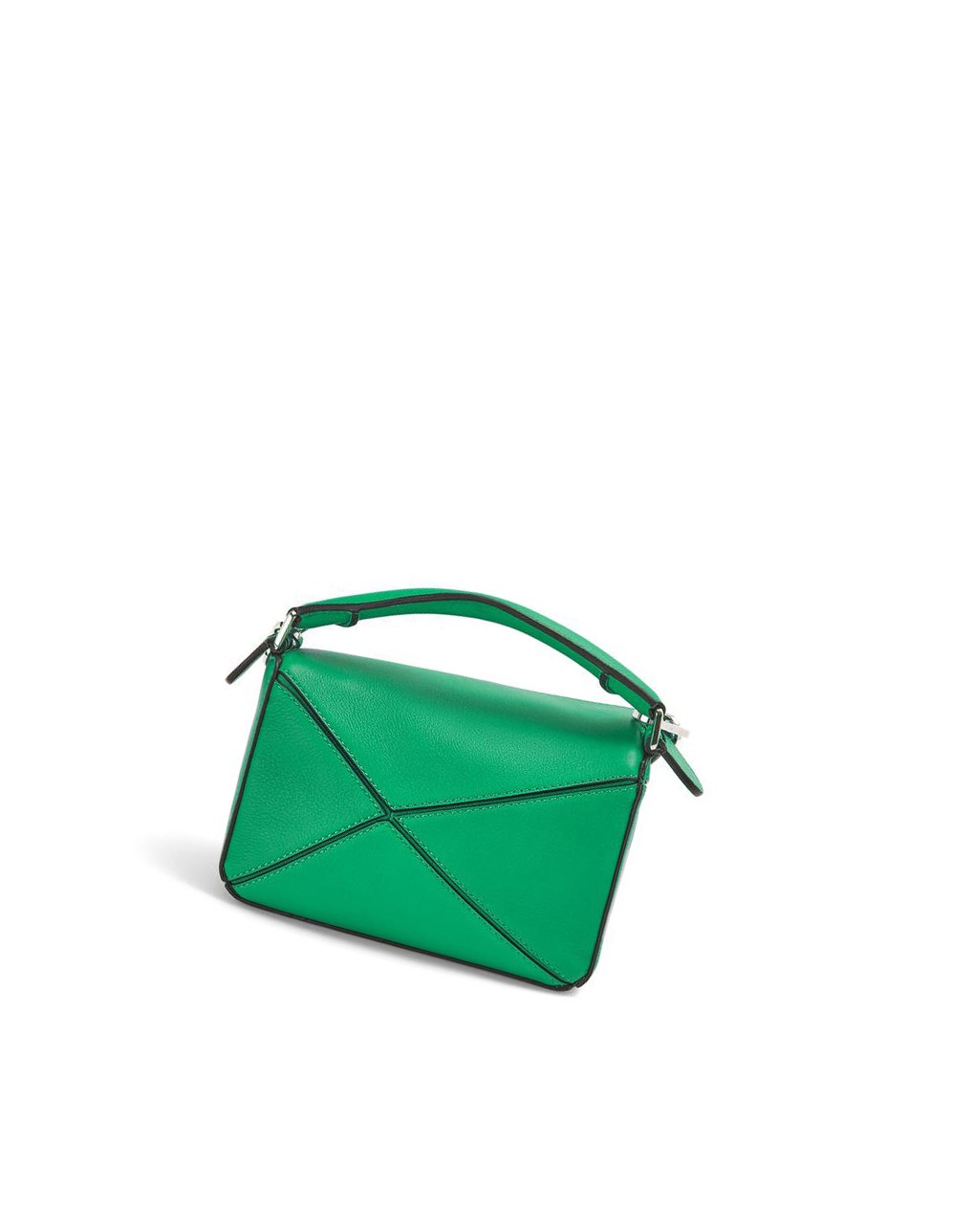 Loewe Mini Puzzle bag in classic calfskin Verdes | VFOHI-7691