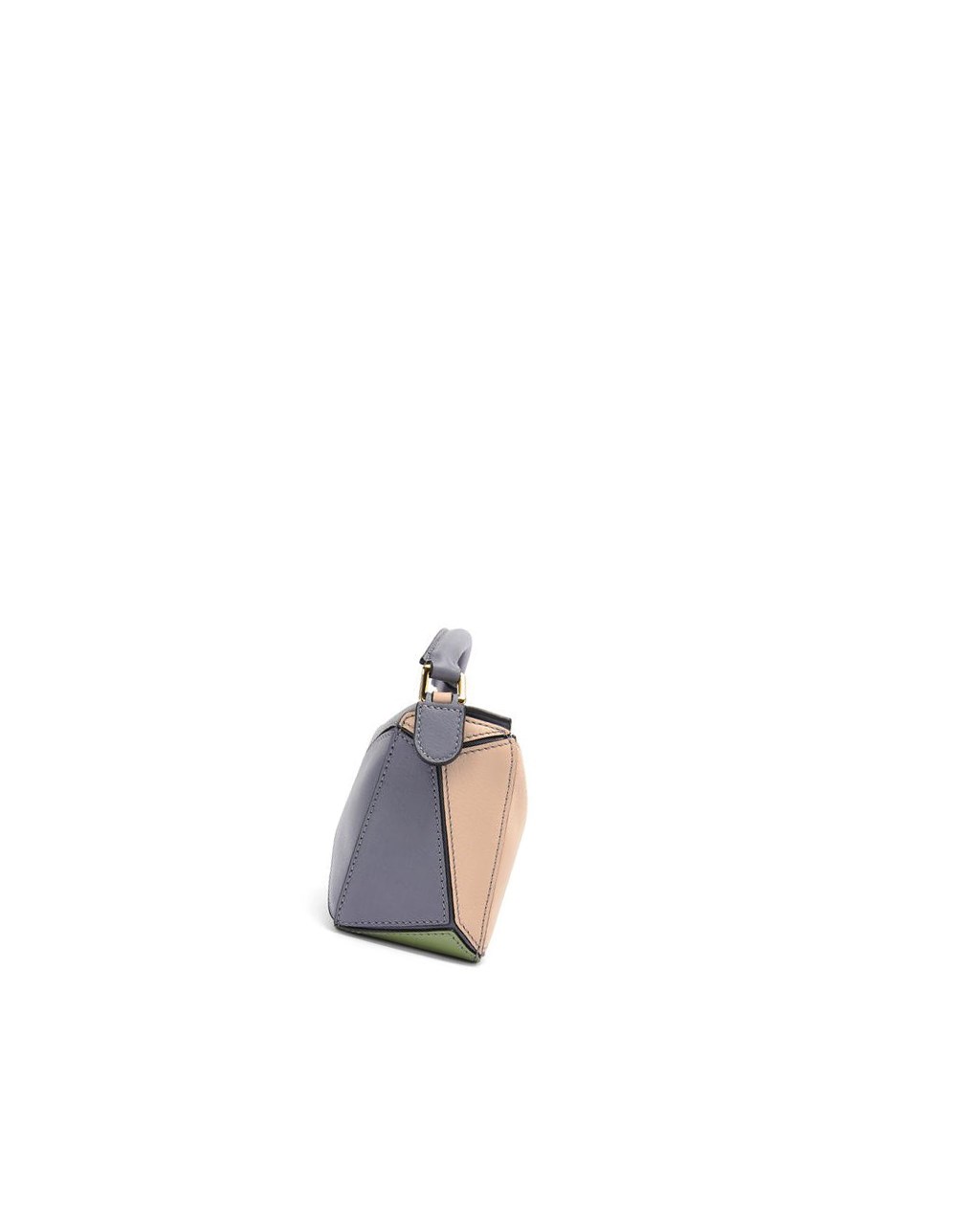 Loewe Mini Puzzle bag in classic calfskin Grises | VXZNI-0917
