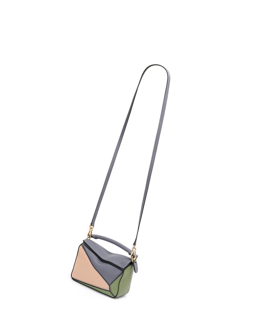 Loewe Mini Puzzle bag in classic calfskin Grises | VXZNI-0917