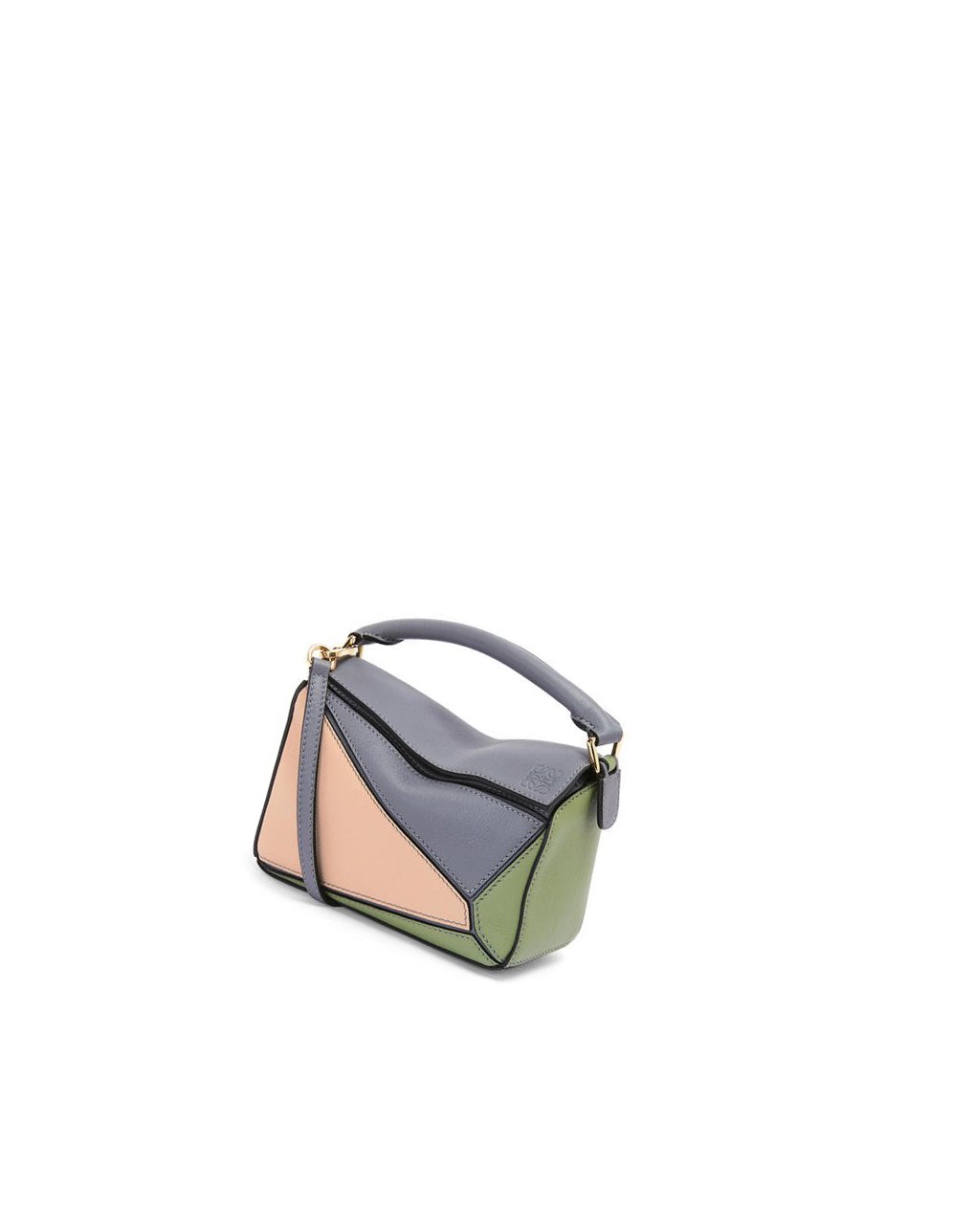 Loewe Mini Puzzle bag in classic calfskin Grises | VXZNI-0917