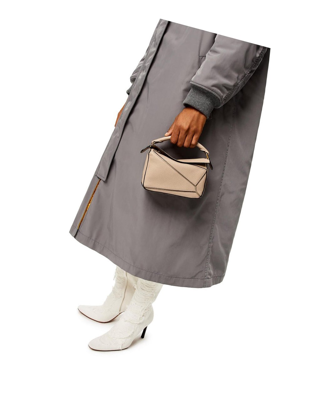 Loewe Mini Puzzle bag in soft grained calfskin Sand | HMKQN-8234