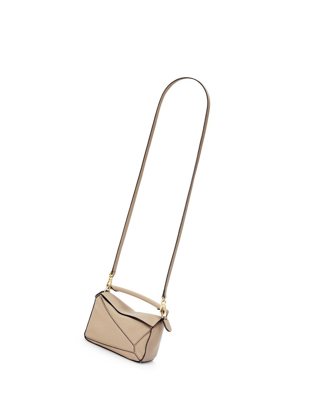 Loewe Mini Puzzle bag in soft grained calfskin Sand | HMKQN-8234