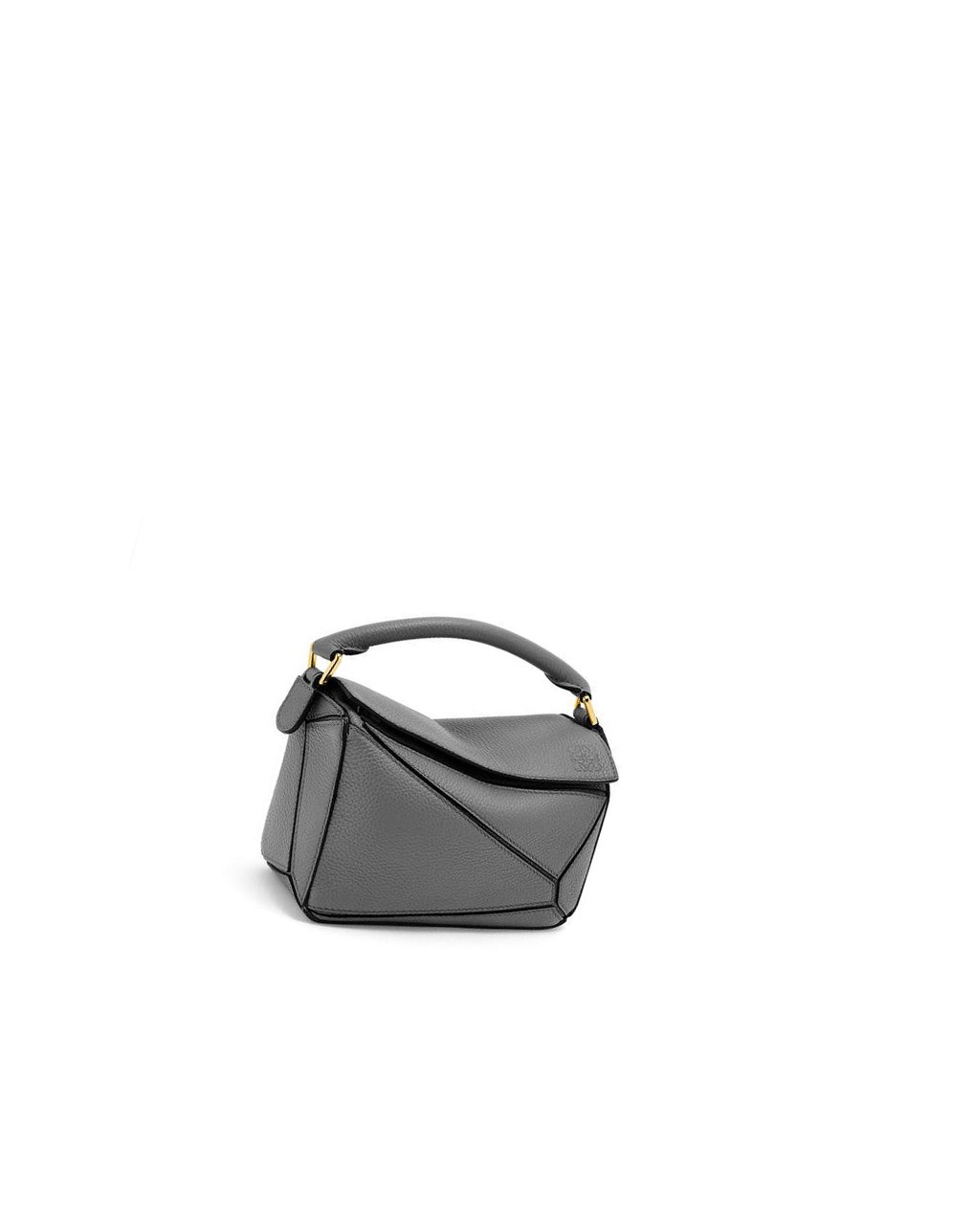 Loewe Mini Puzzle bag in soft grained calfskin Grises | SAZJQ-8346