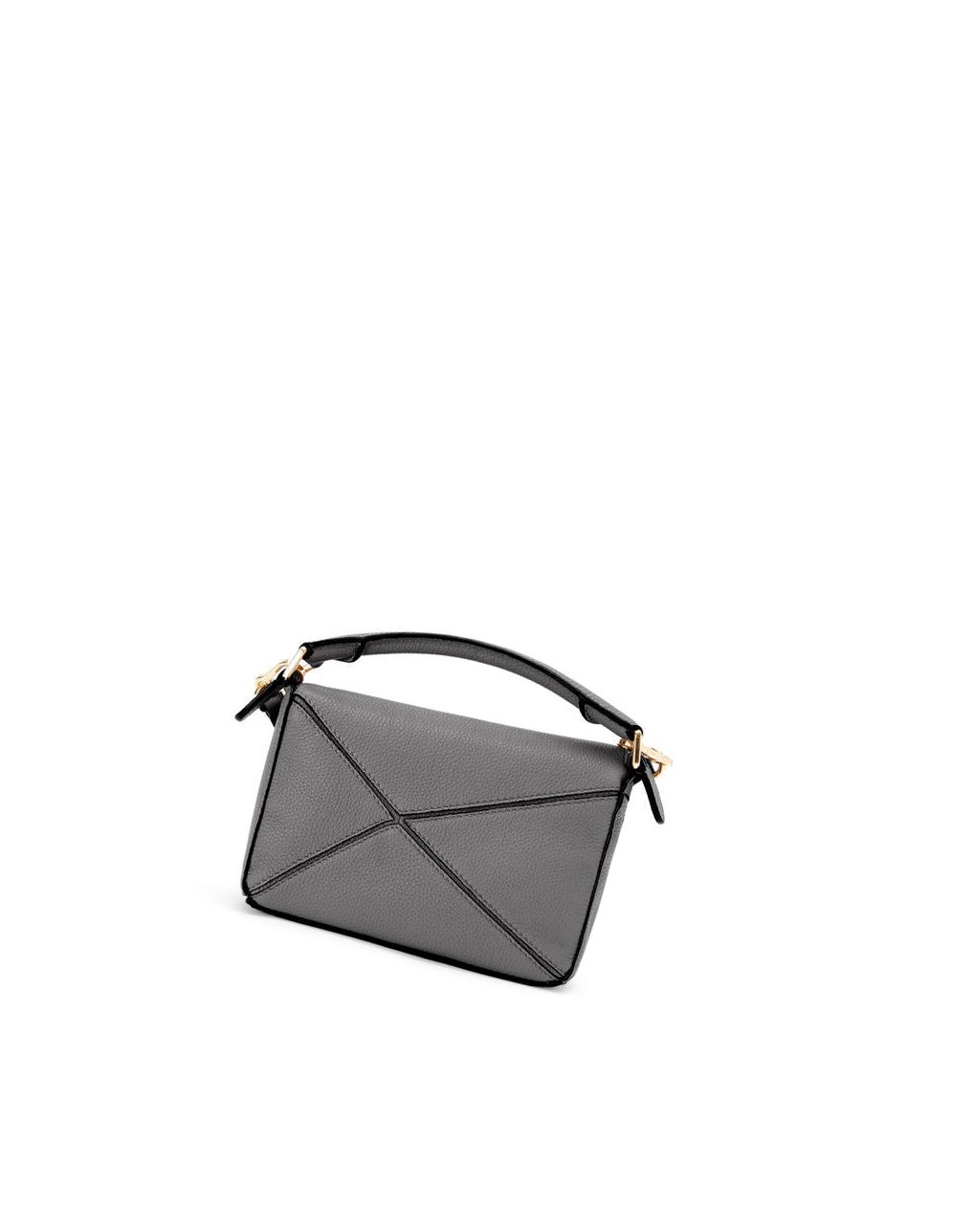 Loewe Mini Puzzle bag in soft grained calfskin Grises | SAZJQ-8346