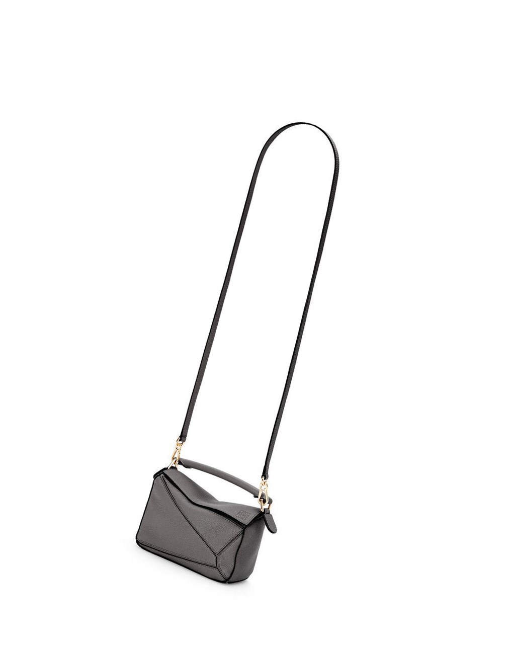 Loewe Mini Puzzle bag in soft grained calfskin Grises | SAZJQ-8346
