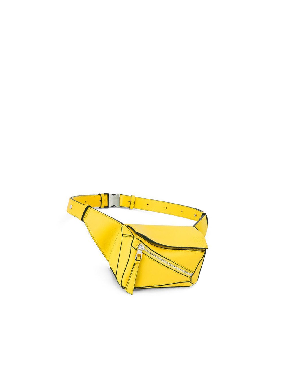 Loewe Mini Puzzle bumbag in classic calfskin Azules | FBVRD-5042