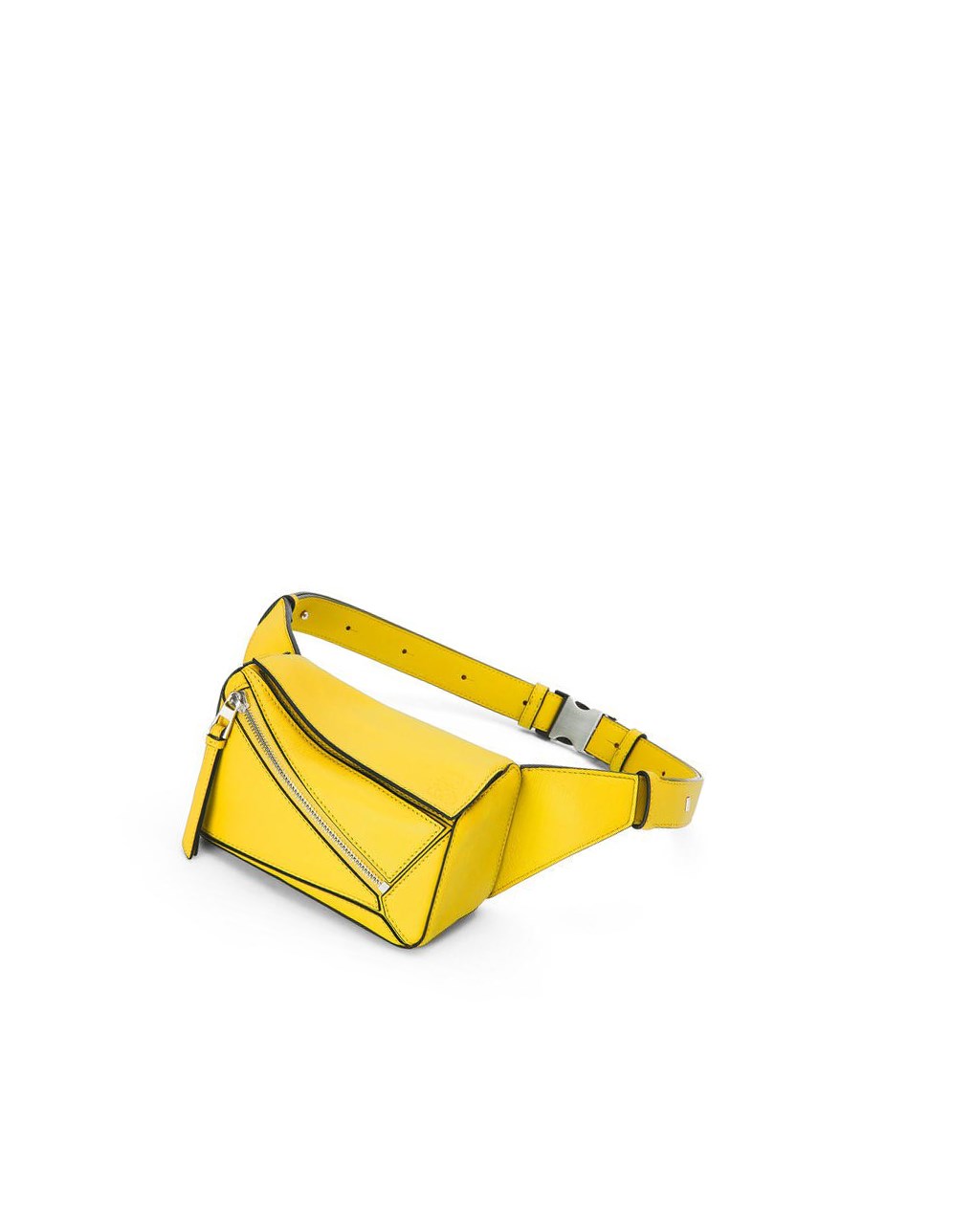 Loewe Mini Puzzle bumbag in classic calfskin Azules | FBVRD-5042