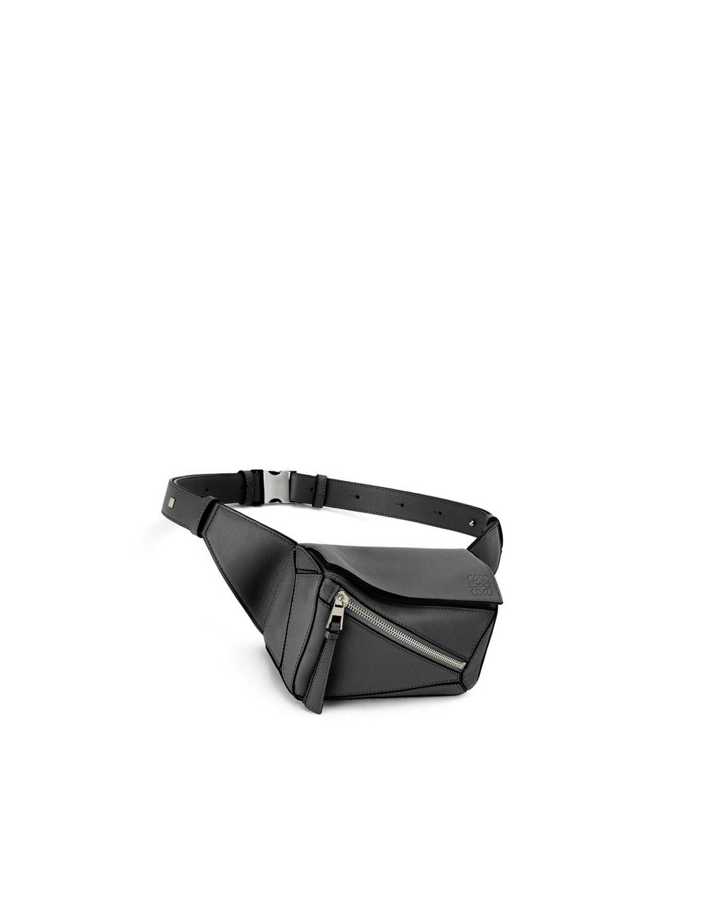 Loewe Mini Puzzle bumbag in classic calfskin Negros | PWMHJ-7034