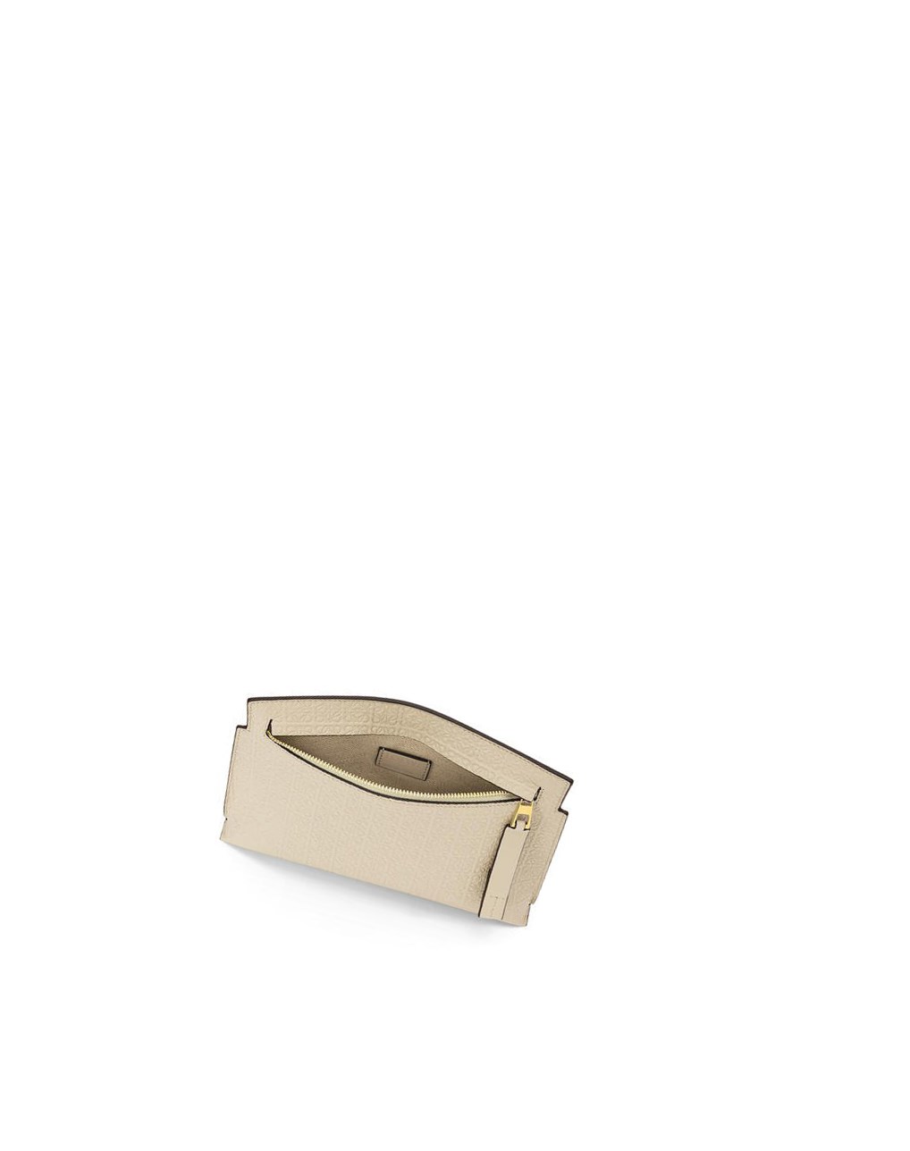 Loewe Mini Repeat T Pouch in embossed silk calfskin Azules | VBRYA-1739