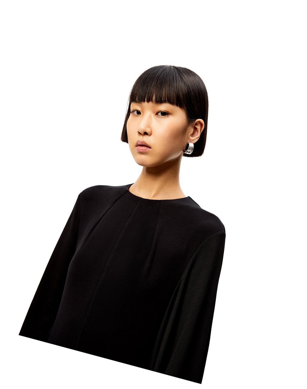 Loewe Nappa knot earrings in sterling silver Plateados | HVUZS-1923