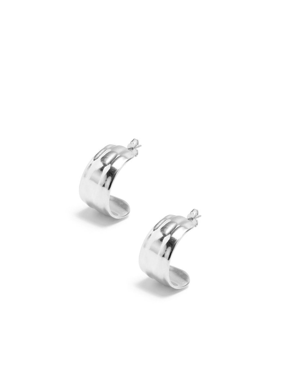 Loewe Nappa knot earrings in sterling silver Plateados | HVUZS-1923