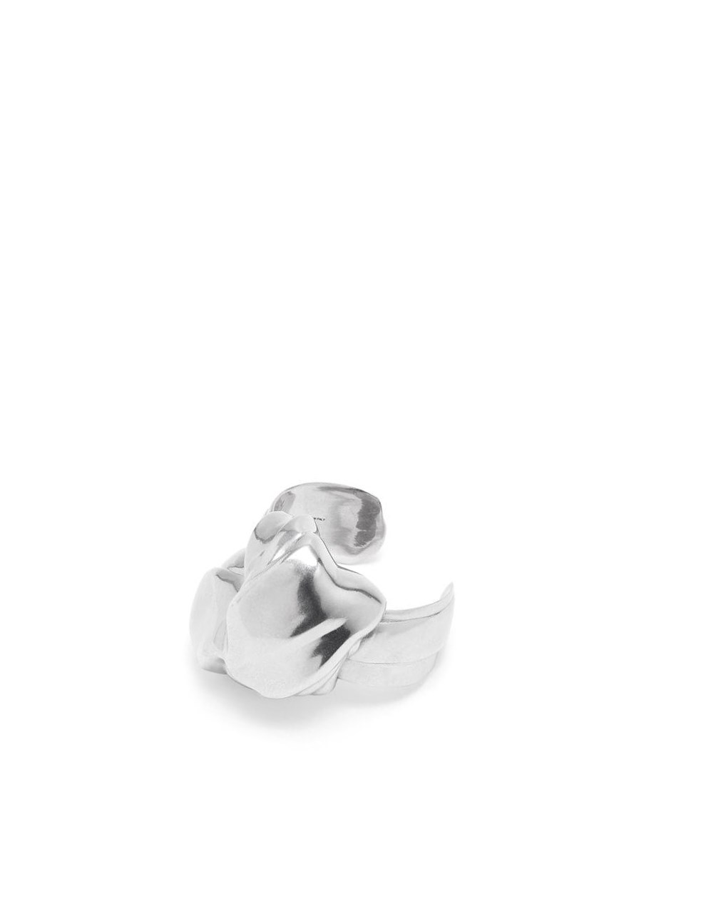 Loewe Nappa knot large cuff in sterling silver Plateados | ELWIS-2810