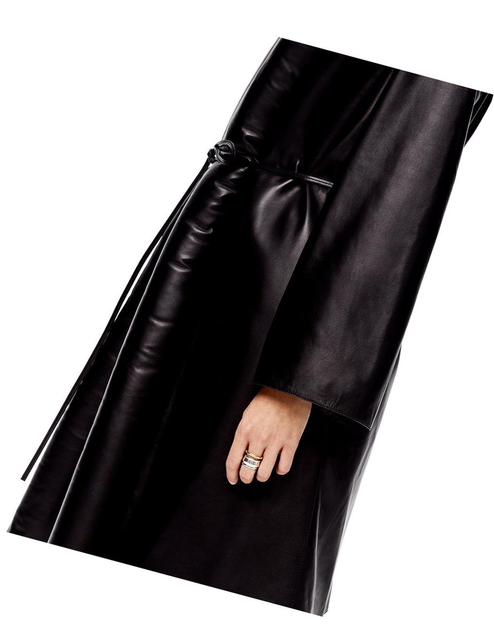 Loewe Nappa knot ring in sterling silver Plateados Dorados | LHPUS-9726