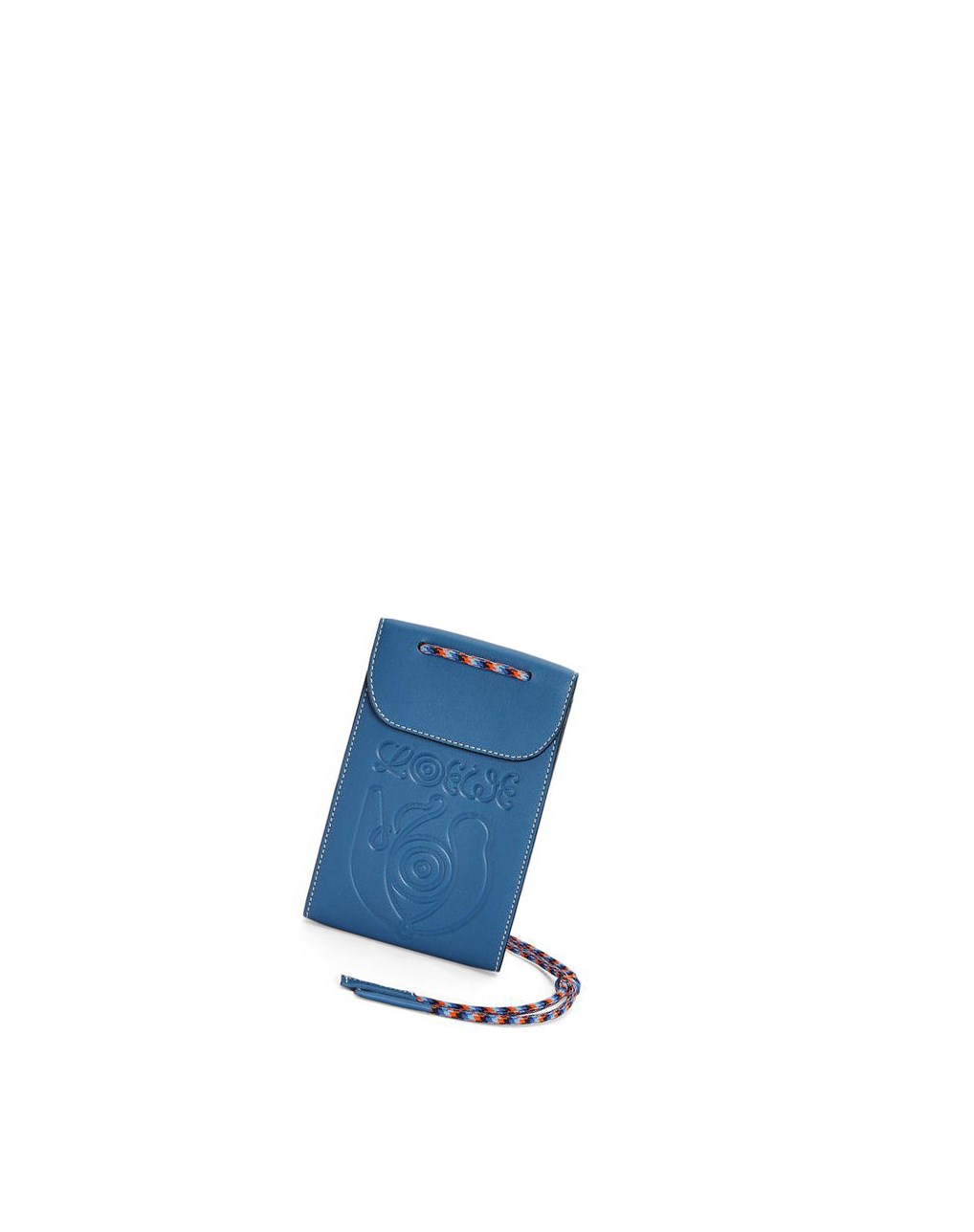 Loewe Neck pocket in classic calfskin Azules Multicolor | DAIZP-9048