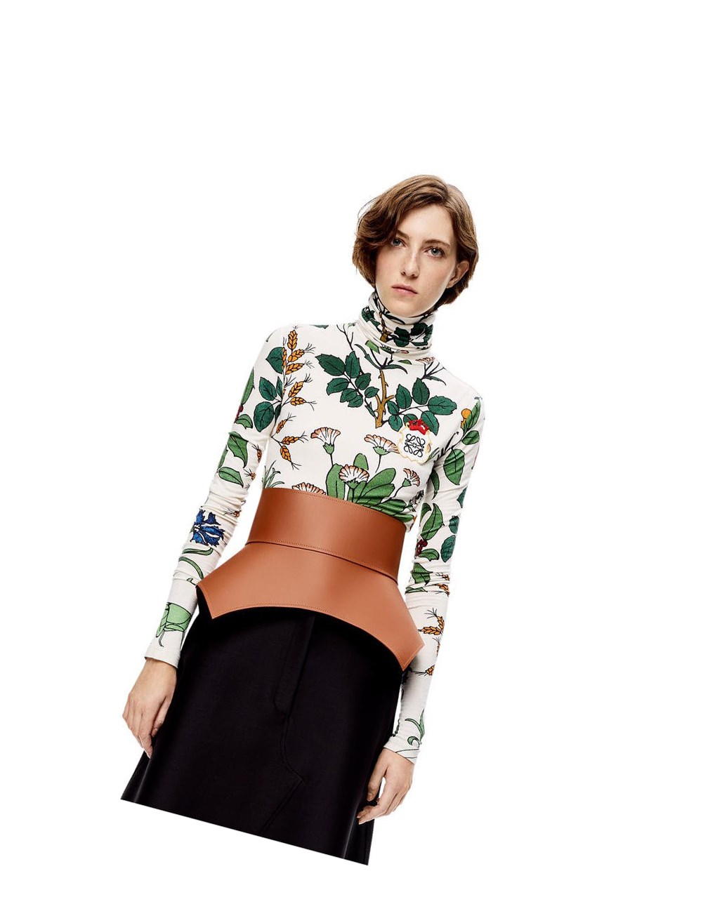 Loewe Obi belt in nappa Tan | KPFBU-4817
