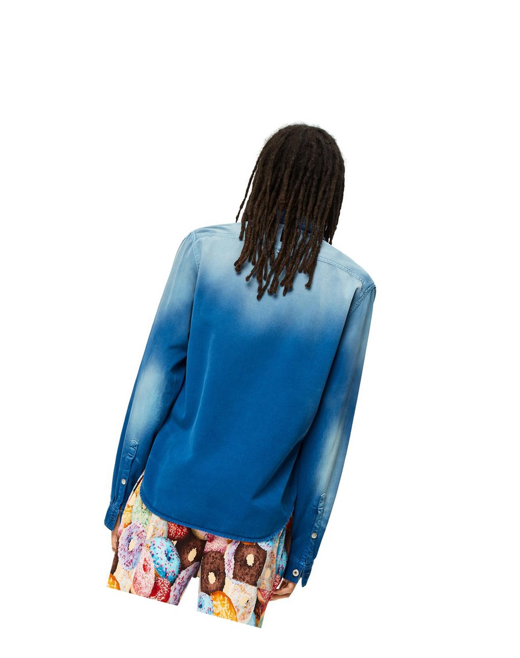 Loewe Overshirt in sunbleach denim Azules | TWKHO-4217