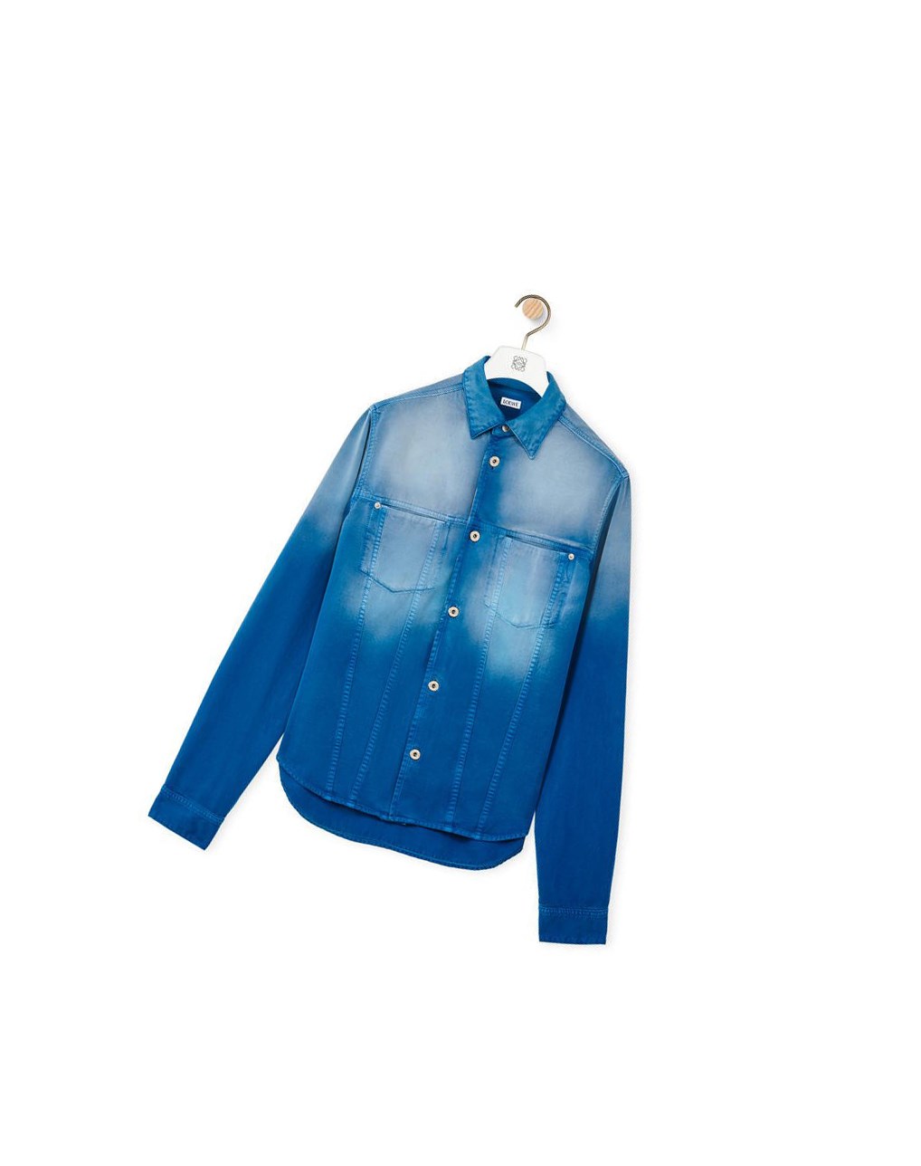 Loewe Overshirt in sunbleach denim Azules | TWKHO-4217
