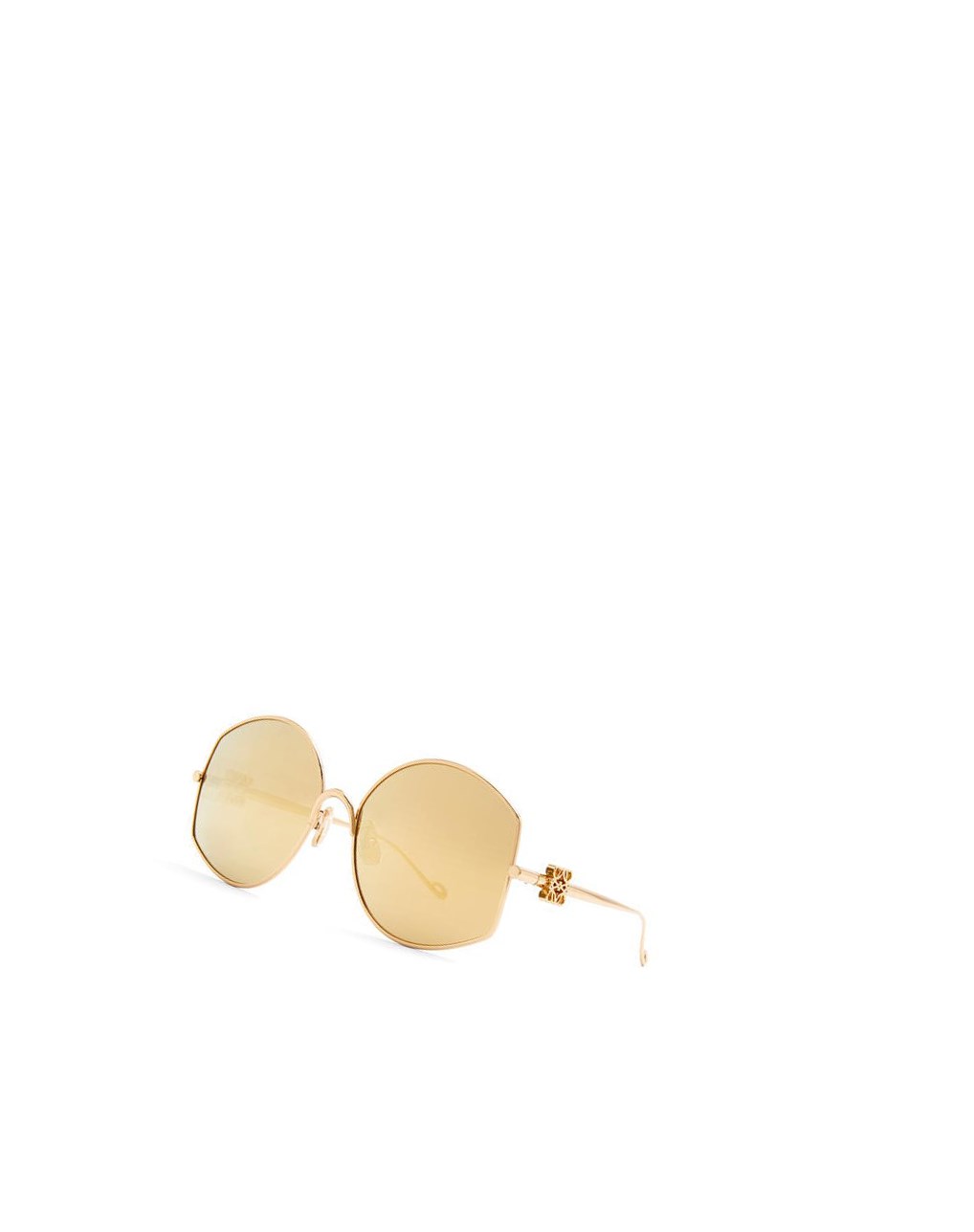 Loewe Oversize sunglasses in metal Dorados Dorados | ANGHE-0728
