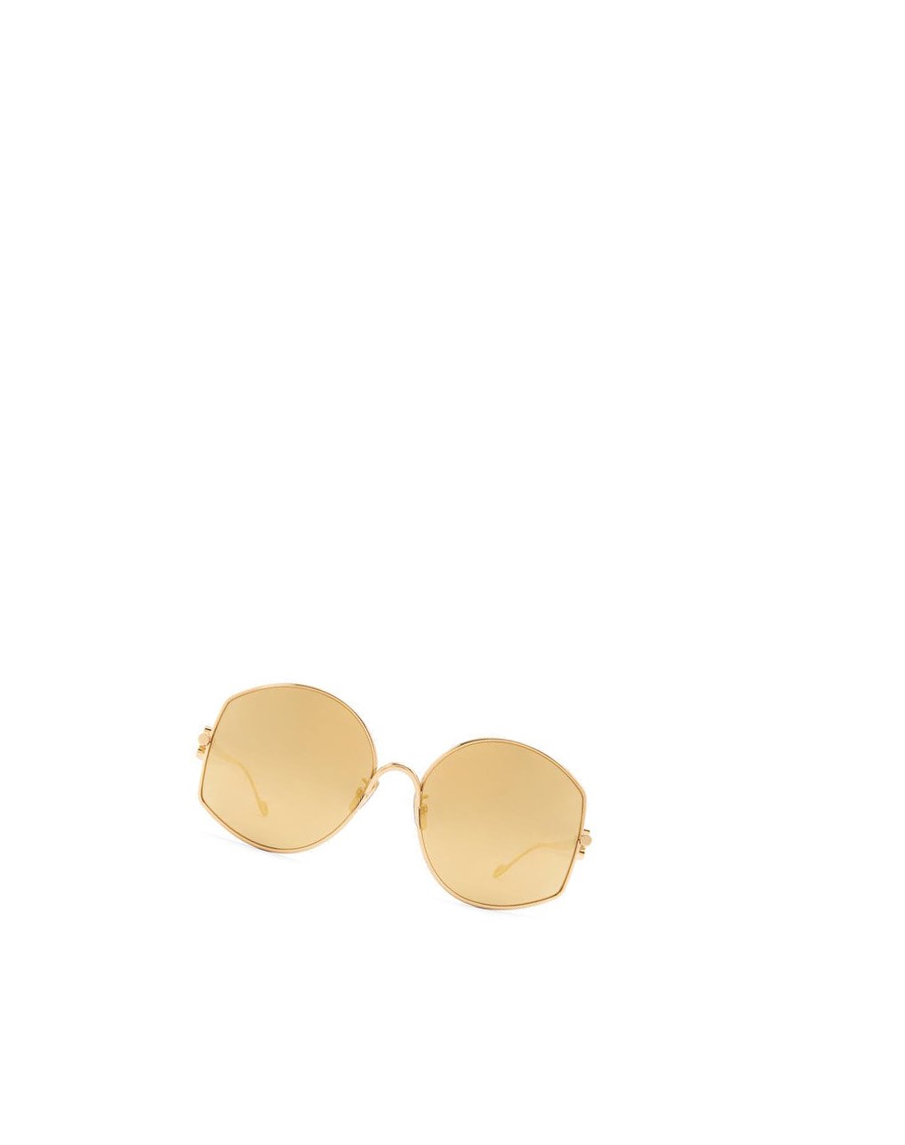 Loewe Oversize sunglasses in metal Dorados Dorados | ANGHE-0728