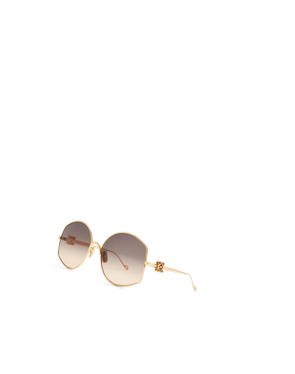 Loewe Oversize sunglasses in metal Dorados | YIFWL-9028