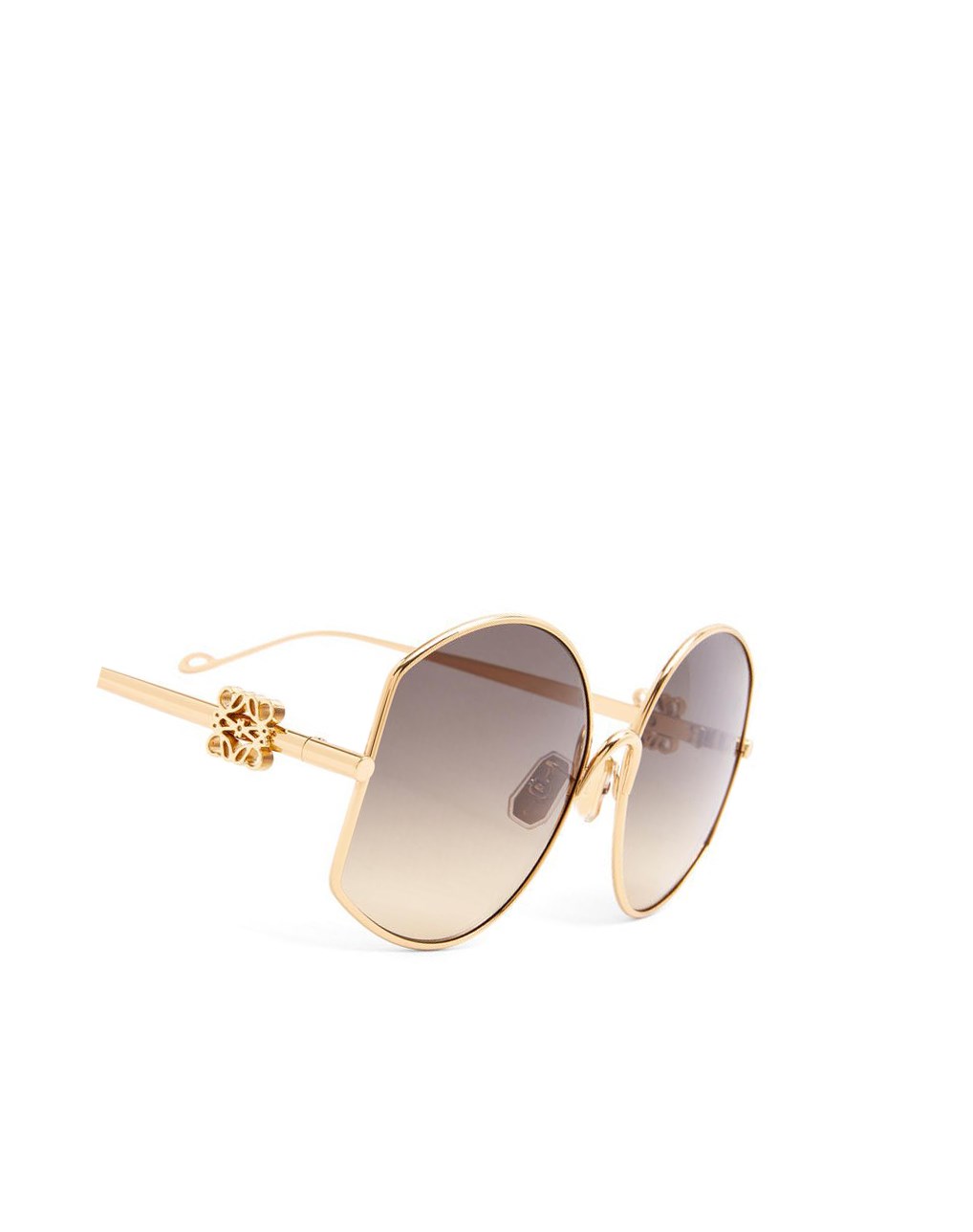 Loewe Oversize sunglasses in metal Dorados | YIFWL-9028