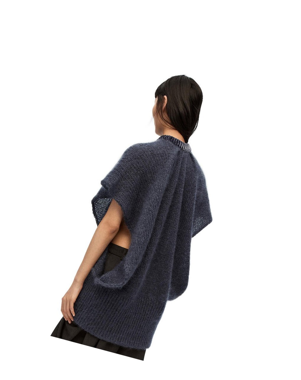 Loewe Oversize sweater in mohair Grises Oscuro | HAUSY-0385