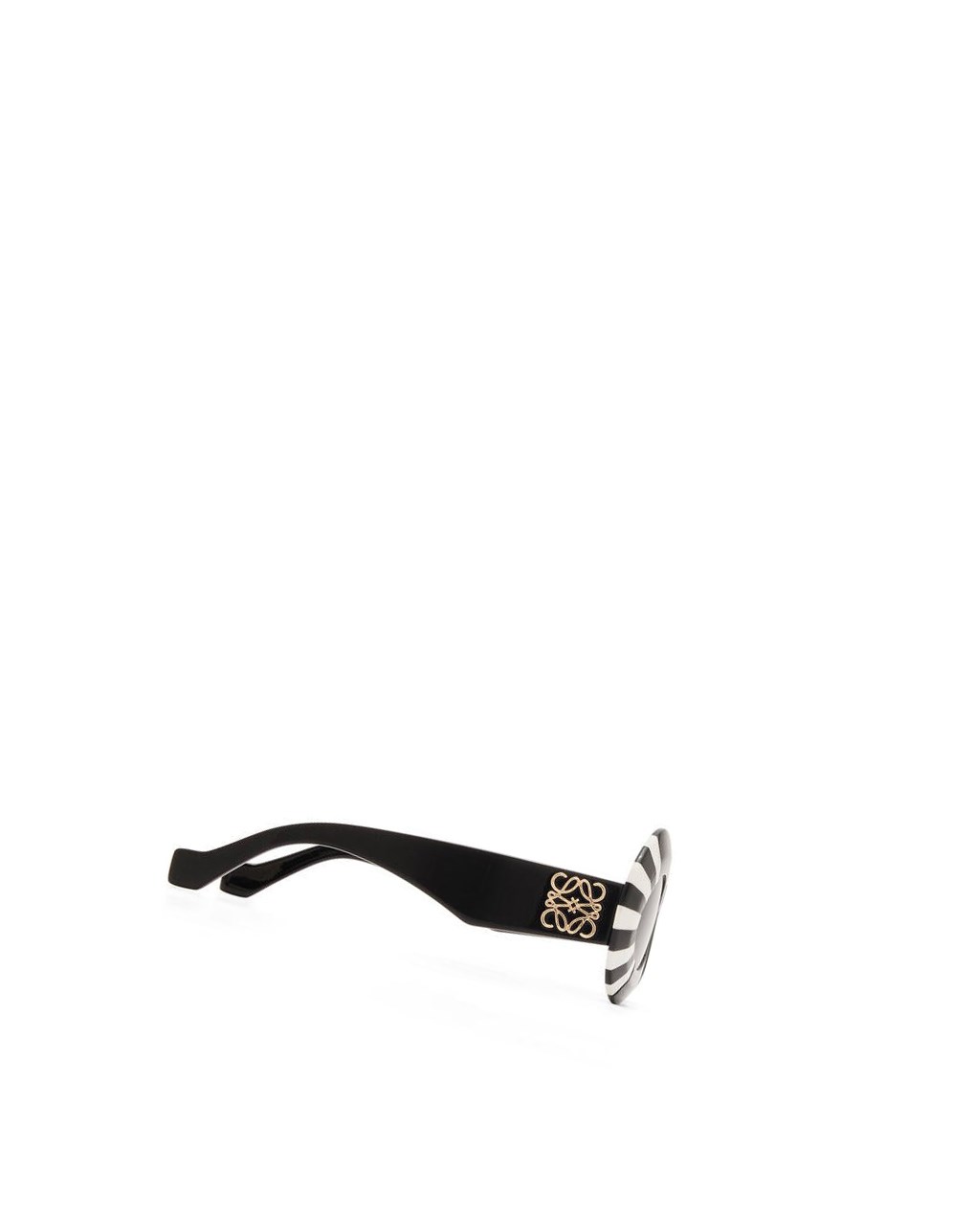 Loewe Oversized oval sunglasses in acetate Negros Blancos | PCFGK-8315