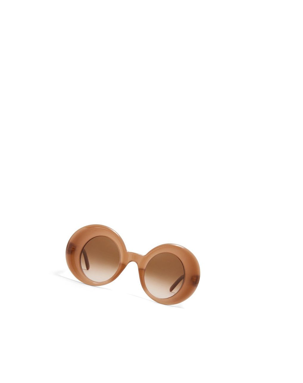 Loewe Oversized round sunglasses in acetate Marrom Claro | IMAPD-5941