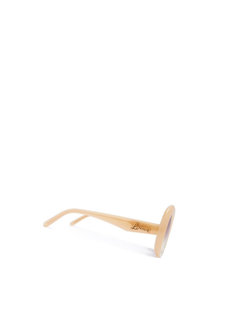 Loewe Oversized round sunglasses in acetate Beige Claro | XRIBK-6139