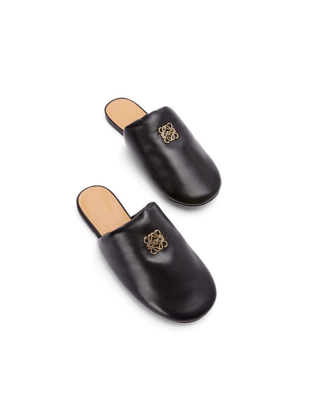 Loewe Padded Anagram mule in lambskin Negros | TABCD-3801