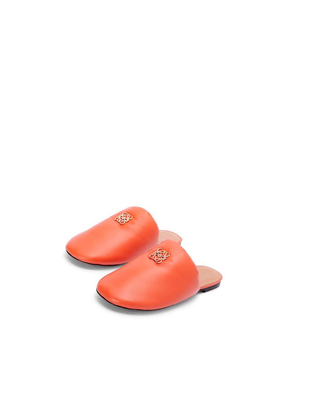 Loewe Padded Anagram mule in lambskin Rojos Naranjas | NMGFR-5729