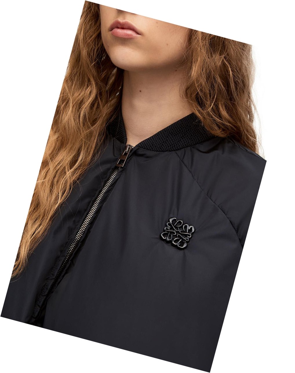 Loewe Padded bomber jacket in nylon Negros | IGZOA-0129