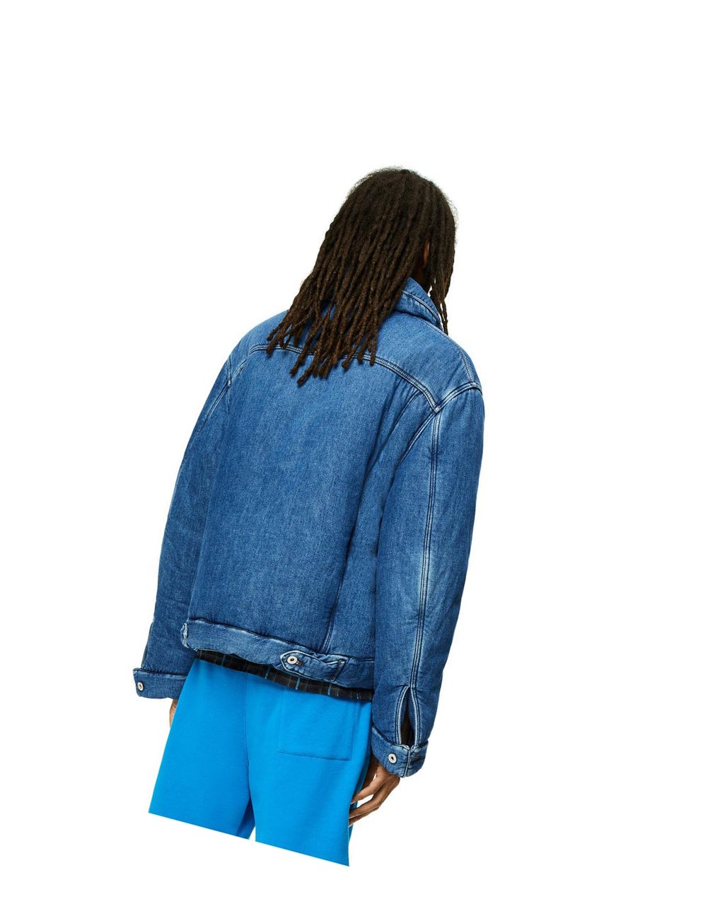 Loewe Padded jacket in denim Azules Azules | OCMAH-2865