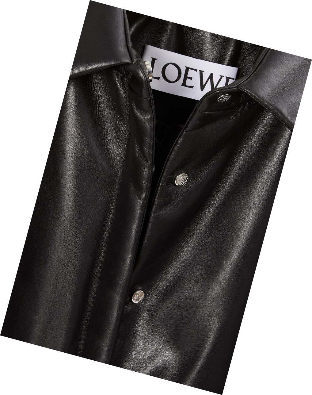 Loewe Padded overshirt in nappa Negros | LQANE-7821