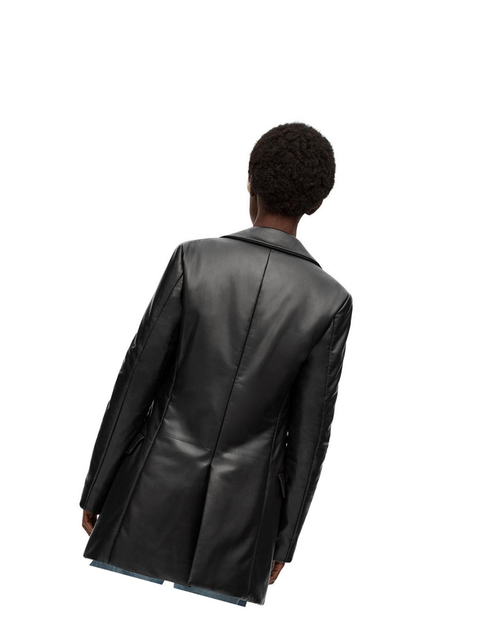 Loewe Padded tailored jacket in nappa Negros | LXZDE-1628