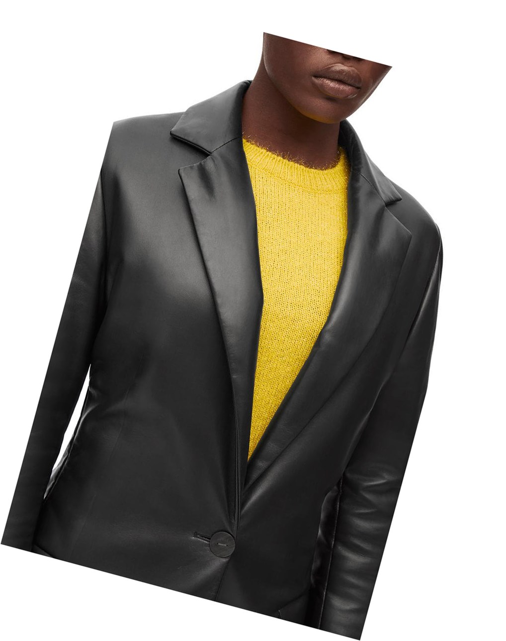 Loewe Padded tailored jacket in nappa Negros | LXZDE-1628