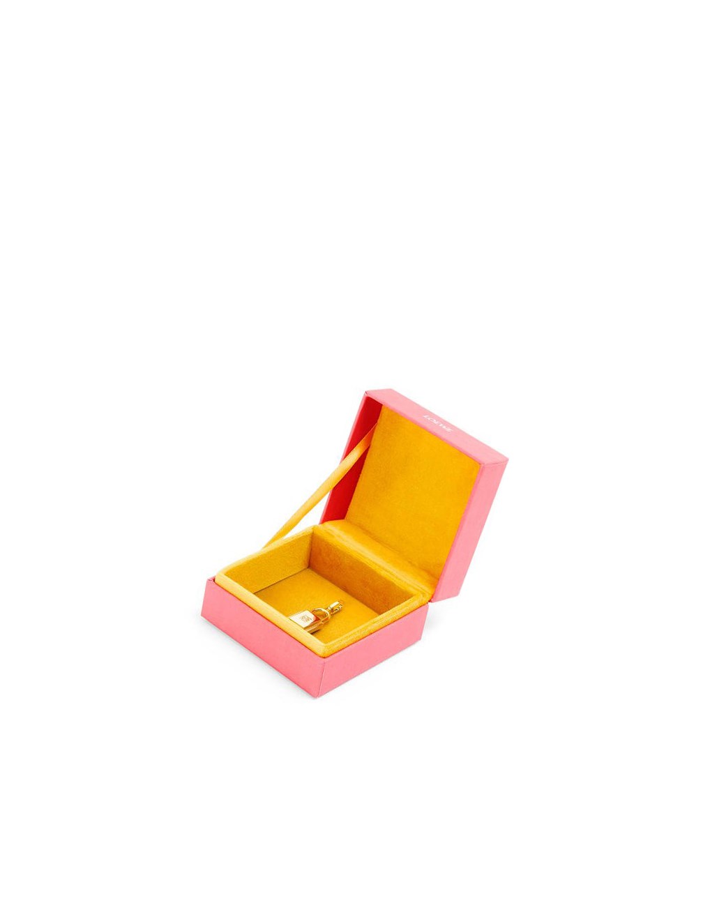 Loewe Padlock charm in sterling silver Dorados | SQNZP-5289
