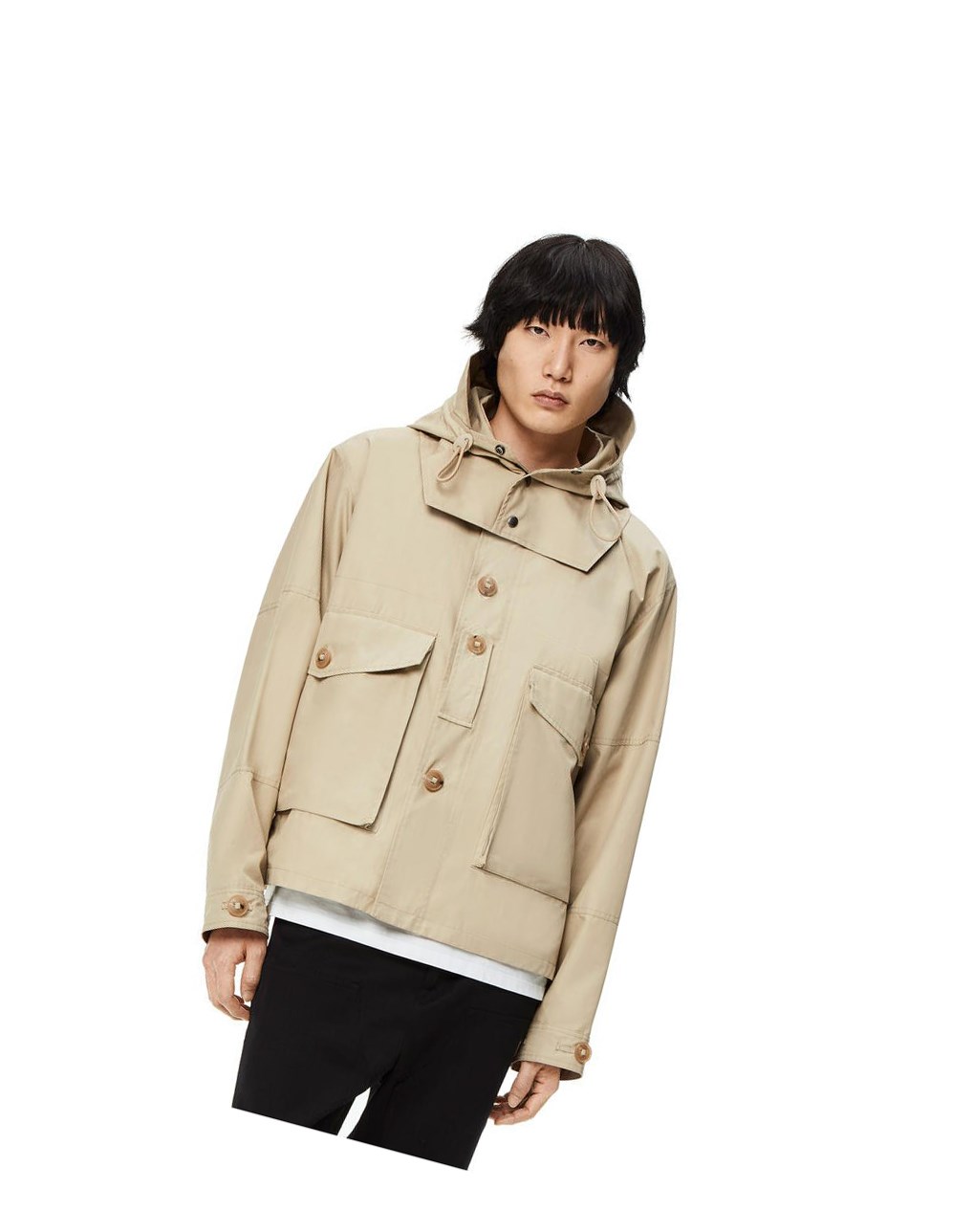 Loewe Parachute jacket in cotton Grises | MJWQE-5129