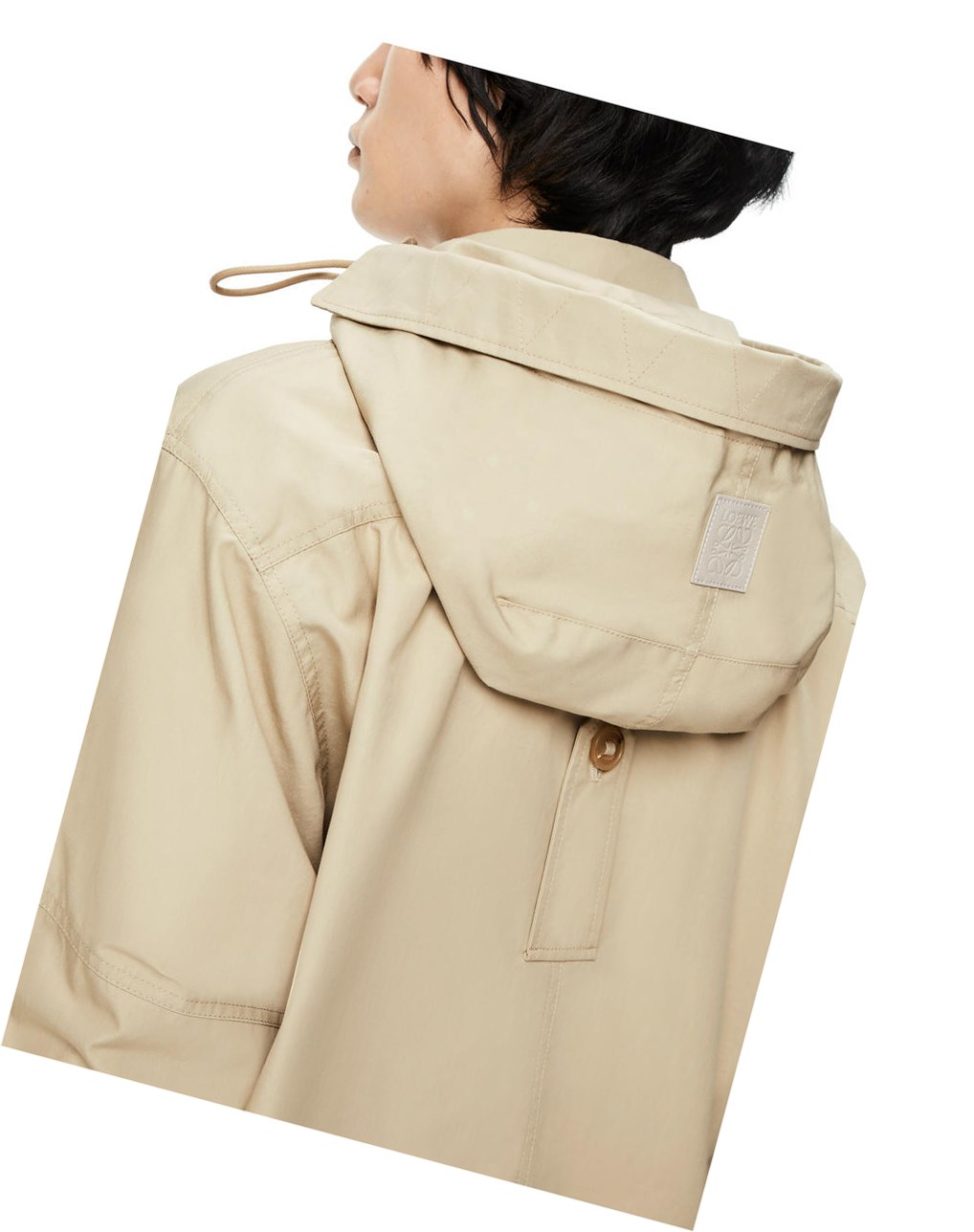 Loewe Parachute jacket in cotton Grises | MJWQE-5129