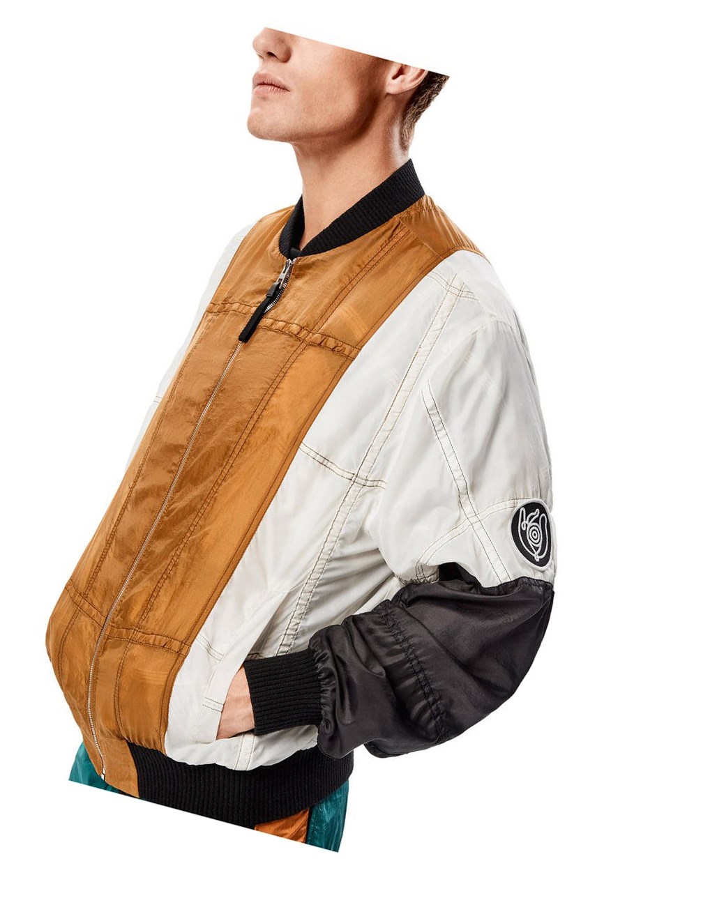 Loewe Parachute patchwork bomber Multicolor | XJGBZ-3526