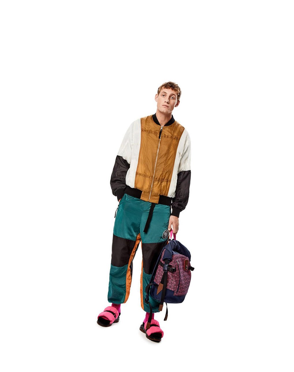 Loewe Parachute patchwork bomber Multicolor | XJGBZ-3526