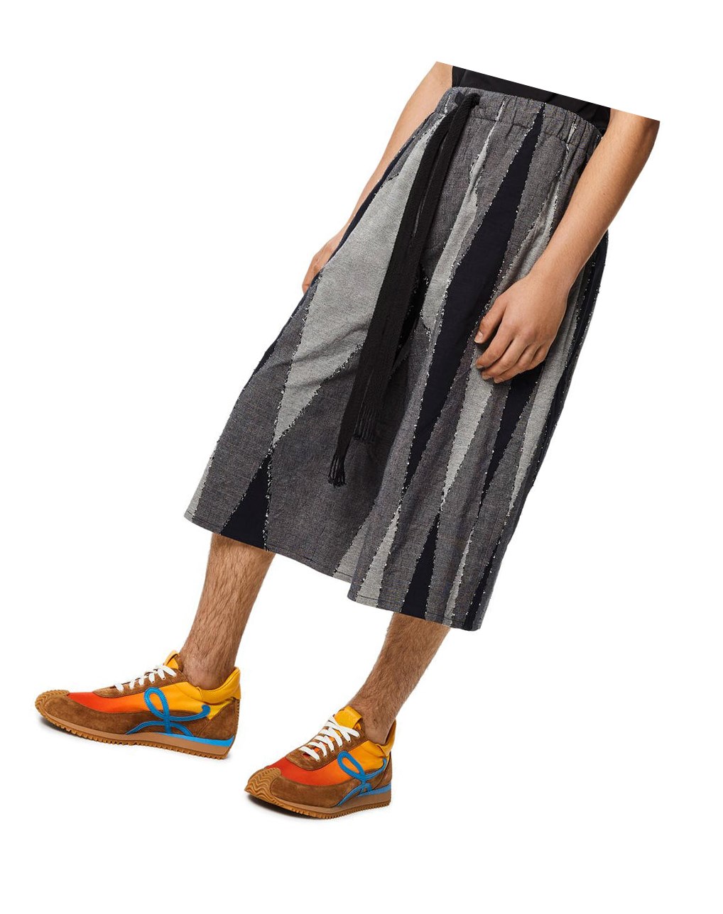 Loewe Patchwork shorts in cotton Multicolor | NFHLK-3972