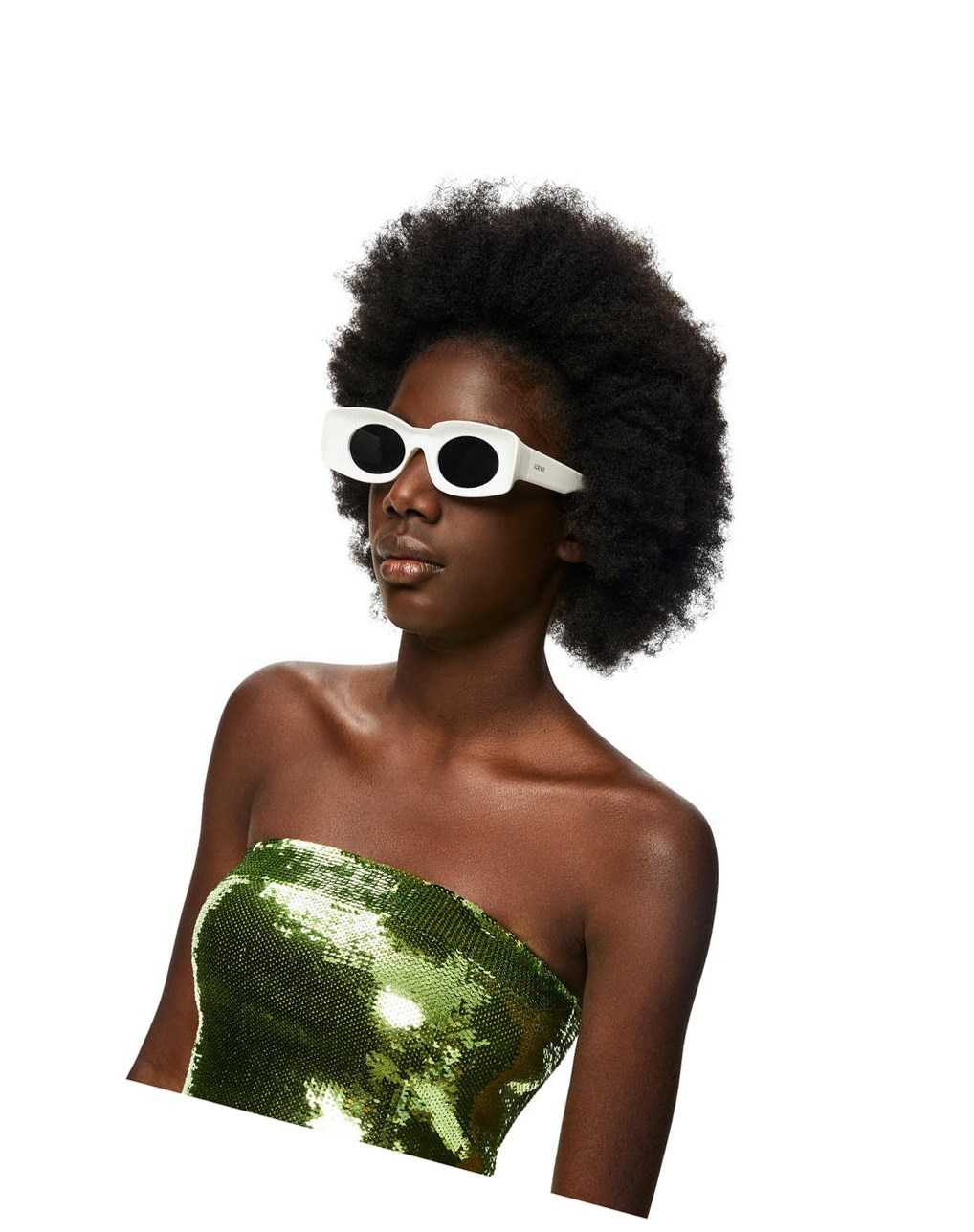 Loewe Paula's Ibiza original sunglasses Blancos | IHVNL-9826