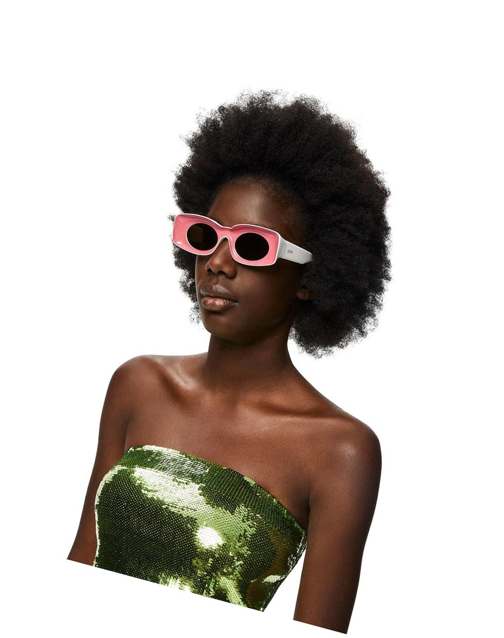 Loewe Paula's Ibiza original sunglasses Coral Rosas | VYPJK-4708
