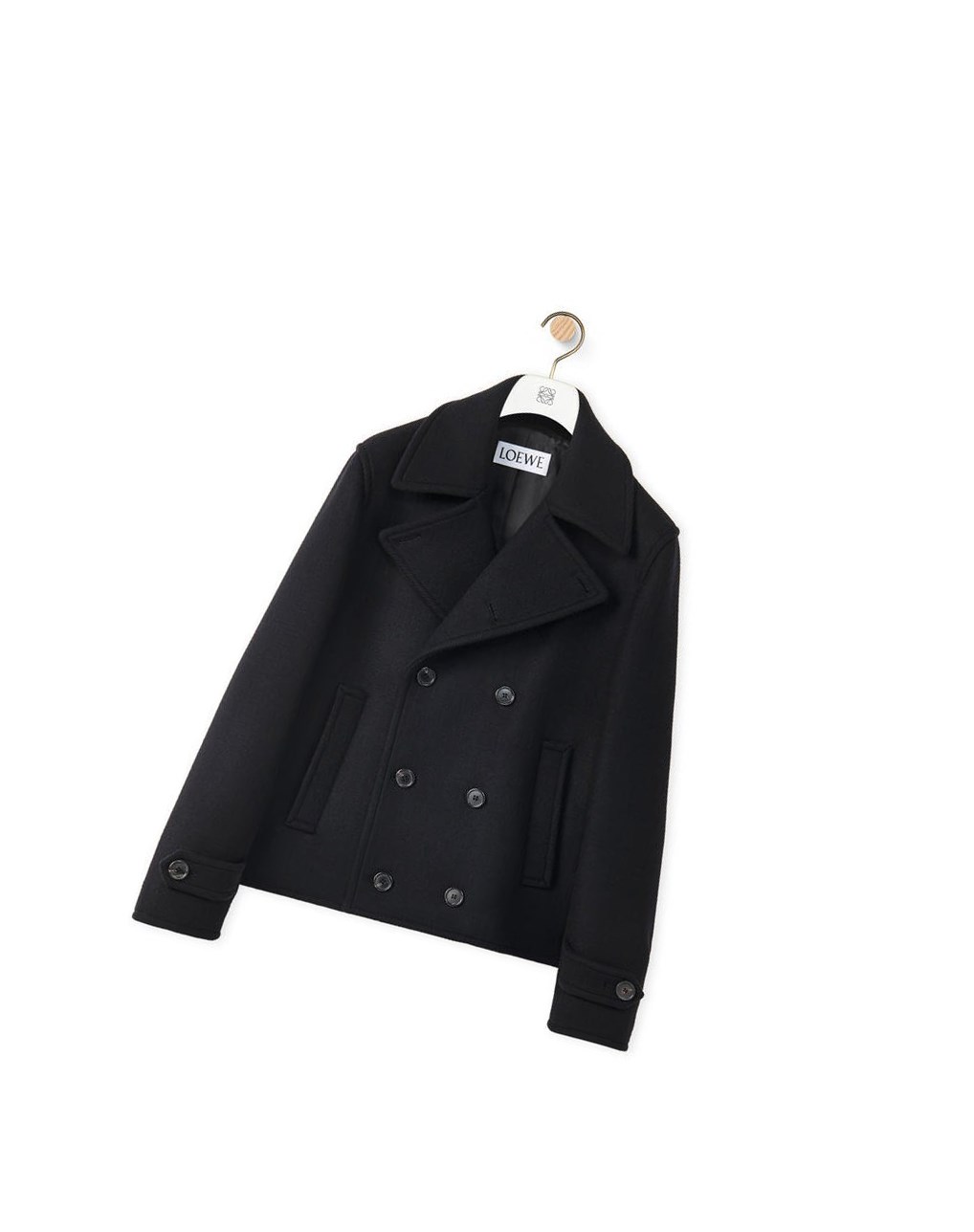 Loewe Peacoat in wool Negros | JUFIZ-5736
