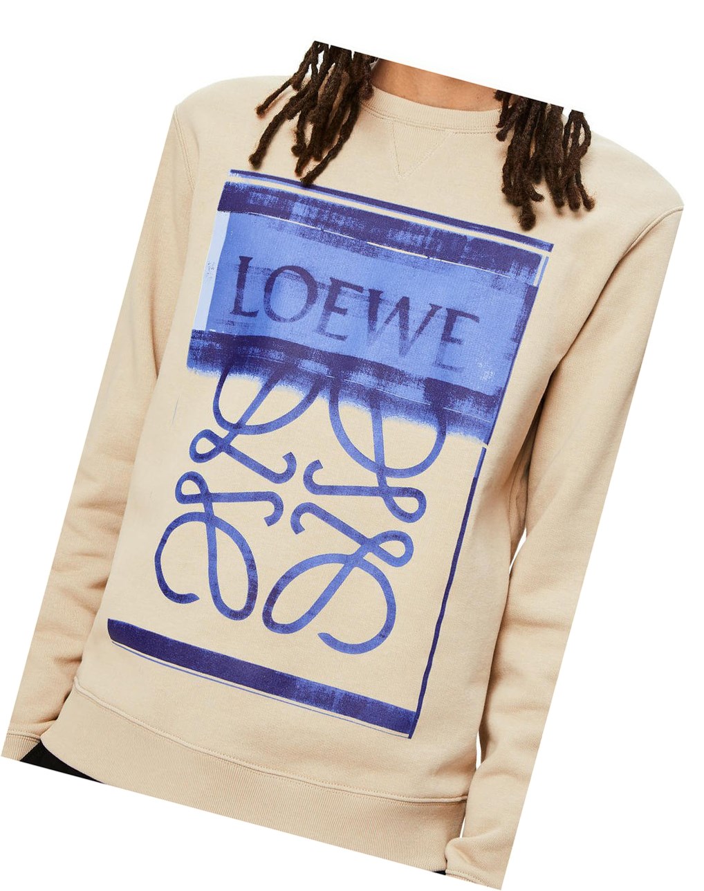 Loewe Photocopy Anagram sweatshirt in cotton Grises | BGAFR-2518