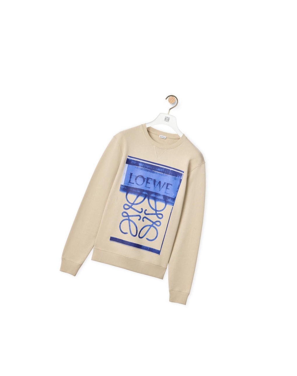 Loewe Photocopy Anagram sweatshirt in cotton Grises | BGAFR-2518