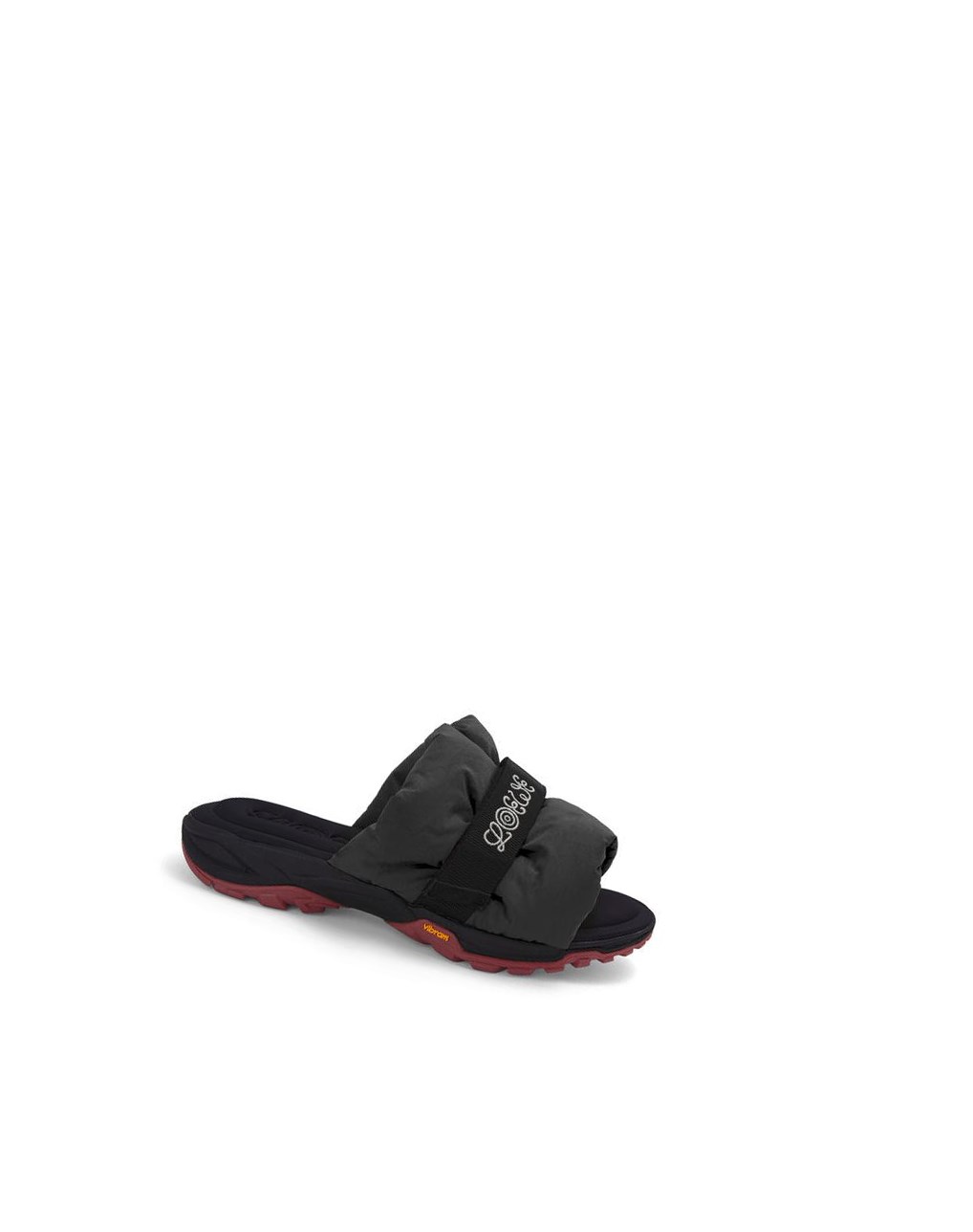 Loewe Pleated slide in nylon Negros | JPTMC-7205